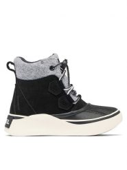 Sorel Śniegowce Youth Out N About™ Iv Chillz Wp 2101321010 Czarny. Czarne buty zimowe chłopięce Sorel, bez wzorów, ze skóry, bez zapięcia. Za 369.99 zł.