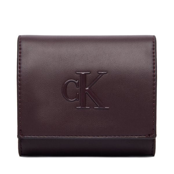 Portfel Calvin Klein. Czerwone portfele męskie Calvin Klein, bez wzorów. Za 249.99 zł.
