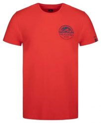 T-shirt męski Loap Aldon czerwony. Czerwone t-shirty męskie Scarpa, l, bez wzorów, z bawełny, biznesowe, bez kołnierzyka. Za 66.78 zł.