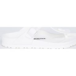 Birkenstock - Japonki Gizeh EVA. Białe klapki damskie Birkenstock, bez wzorów, z materiału, bez obcasa, na płaskiej podeszwie, bez zapięcia. W wyprzedaży za 99.90 zł.