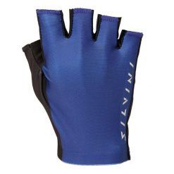 Rękawiczki rowerowe bez palców dla dorosłych Silvini Sarca UA1633. Niebieskie rękawiczki męskie Silvini, bez wzorów, sportowe. Za 119.99 zł.