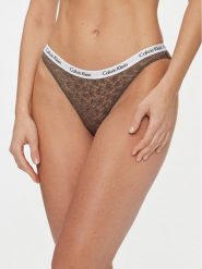 Calvin Klein Underwear Figi klasyczne 000QD3860E Brązowy. Brązowe figi damskie Calvin Klein Underwear, l, bez wzorów, z syntetyku. Za 49.99 zł.