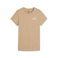 Damska koszulka z haftem Puma Essentials+. Brązowe koszulki sportowe damskie Puma, xs, z aplikacjami, z materiału, bez kołnierzyka, bez ramiączek, na fitness i siłownię. Za 88.89 zł.