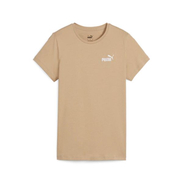 Damska koszulka z haftem Puma Essentials+. Brązowe koszulki sportowe damskie Puma, xs, z aplikacjami, z materiału, bez kołnierzyka, bez ramiączek, na fitness i siłownię. Za 88.89 zł.