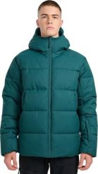 Kurtka narciarska męska 4f Kurtka narciarska męska ciemna zieleń 4FWAW25TTJAM0788 40S S. Zielone kurtki męskie 4f, m, bez wzorów, bez kaptura, narciarskie. Za 511.88 zł.