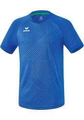 Niebieska koszulka Erima Madrid. Niebieskie koszulki sportowe męskie Erima, s, bez wzorów, z materiału, bez kołnierzyka, bez ramiączek, do piłki nożnej. Za 127.15 zł.