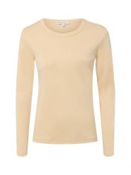 Marie Lund koszulka z długim rękawem Kobiety Bawełna (100%) beżowy, XXL. Brązowe t-shirty damskie Marie Lund, xxl, bez wzorów, z bawełny, eleganckie, bez kołnierzyka. Za 149.95 zł.