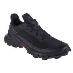 Buty do biegania Salomon Alphacross 5 W 473127 czarne. Czarne obuwie sportowe damskie bez wzorów, z gumy, do biegania. Za 616.06 zł.