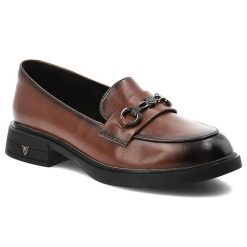 Mokasyny damskie Vinceza, skóra naturalna wsuwany fason klasyczny loafer ozdobna klamra stabilny niski obcas solidna podeszwa, brązowe, 39991. Brązowe mokasyny damskie VINCEZA, ze skóry, klasyczne. Za 159.00 zł.