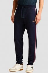 AERONAUTICA MILITARE Granatowe bawełniane męskie spodnie dresowe, Rozmiar M. Niebieskie spodnie sportowe męskie Aeronautica Militare, m, bez wzorów, z bawełny. W wyprzedaży za 479.99 zł.