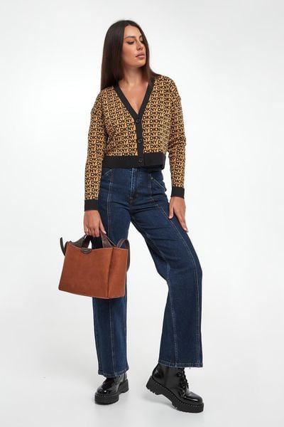 Kardigan damski logowany DKNY. Kardigany damskie DKNY, s, bez wzorów. Za 569.00 zł.