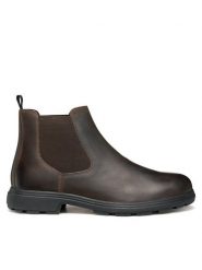 Geox Sztyblety U Meiern U56LZA 000FF C6009 Brązowy. Brązowe botki męskie Geox, bez wzorów, ze skóry, bez zapięcia. Za 409.99 zł.