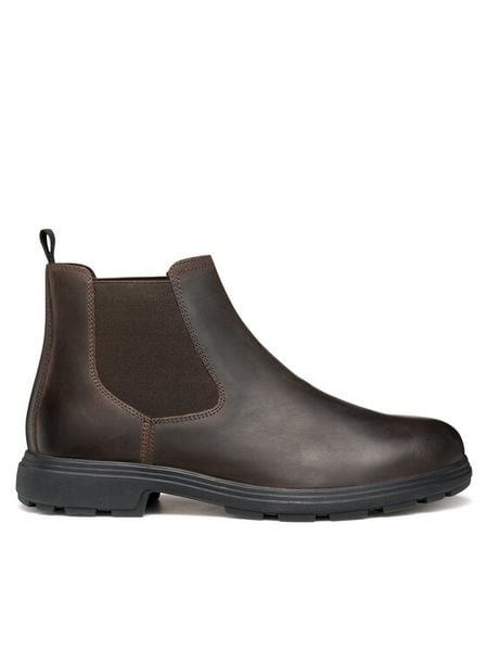 Geox Sztyblety U Meiern U56LZA 000FF C6009 Brązowy. Brązowe botki męskie Geox, bez wzorów, ze skóry, bez zapięcia. Za 439.99 zł.