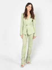 Patrizia Pepe Marynarka | 8S0451/A210 | Kobieta | Zielony. Zielone żakiety damskie Patrizia Pepe, s, z aplikacjami, z elastanu, eleganckie. W wyprzedaży za 649.00 zł.