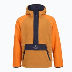 Bluza polarowa męska KADVA RODIA. Brązowe bluzy męskie KADVA, m, bez wzorów, z dzianiny, bez kaptura, trekkingowe. Za 189.99 zł.