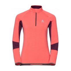 Odlo Bluza damska Midlayer 1/2 zip DIOXIDE brzoskwiniowa r. S (612261). Bluzy damskie marki Odlo. Za 261.35 zł.