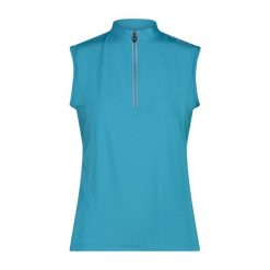 Koszulka damska rowerowe CMP 35N6706. Niebieskie koszulki sportowe damskie CMP, xs, bez wzorów, bez kołnierzyka, bez ramiączek, rowerowe. Za 241.50 zł.