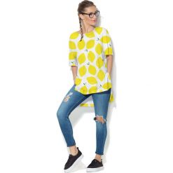 Colour Pleasure Koszulka CP-033 65 biało-żółta r. uniwersalny. T-shirty damskie Colour Pleasure. Za 76.57 zł.