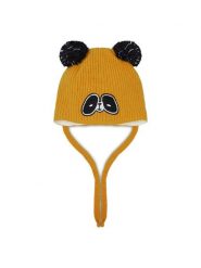 Jamiks Czapka Panda Iva JZF086-P Żółty. Żółte czapki dla dzieci Jamiks, bez wzorów, z materiału. Za 119.99 zł.