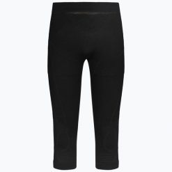 Spodnie termoaktywne męskie X-Bionic 3/4 Apani 4.0 Merino. Czarne spodnie sportowe męskie X Bionic, na jesień, m, bez wzorów, z elastanu, outdoorowe. Za 369.99 zł.