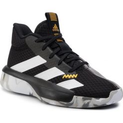 Buty adidas - Pro Next 2019 K F97305 Cblack/Ftwwht/Actgol. Czarne półbuty chłopięce Adidas, bez wzorów, z materiału, bez zapięcia. Za 229.00 zł.