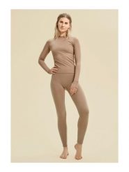 Legginsy Damskie do Jogi Fitness Casall Wełniane - M. Brązowe legginsy sportowe damskie Casall, l, bez wzorów, z elastanu, z podwyższonym stanem, długie, na fitness i siłownię. Za 289.00 zł.
