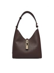 Furla Torebka Goccia S WB01979 BX3353 CN 2460S Brązowy ciemny. Brązowe torebki do ręki damskie Furla, bez wzorów, ze skóry, bez dodatków. Za 1,259.00 zł.