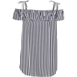 Bluzka "carmen" w paski bonprix ciemnoniebiesko-biały w paski. Bluzki damskie bonprix. Za 74.99 zł.