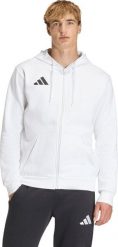 Bluza męska adidas Entrada 26 FZ Hoody biała KF5943 2XL. Białe bluzy męskie Adidas, m, bez wzorów, bez kaptura. Za 195.90 zł.
