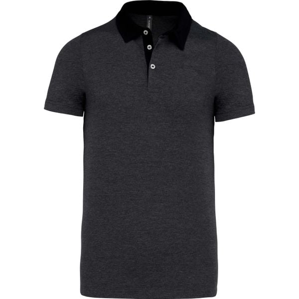 Polo Kariban. Czarne koszulki polo męskie KARIBAN, m, bez wzorów, bez ramiączek. Za 124.00 zł.