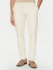 BOSS Spodnie garniturowe C-Genius 50539970 Écru Slim Fit. Garnitury męskie Boss, bez wzorów, z bawełny. Za 415.62 zł.