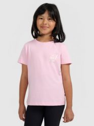 4F T-shirt regular z nadrukiem dziewczęcy - różowy 122 (6-7 lat). Czerwone t-shirty i topy dla dziewczynek 4f, bez wzorów, z bawełny, bez ramiączek. W wyprzedaży za 29.99 zł.