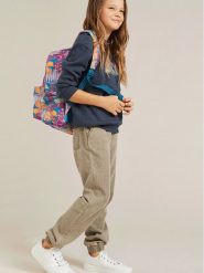 Roxy Bluza Hypnotico Otlr ERGFT03883 Granatowy Regular Fit. Niebieskie bluzy dla dziewczynek Roxy, bez wzorów, z bawełny, bez ramiączek, bez kaptura. Za 109.99 zł.