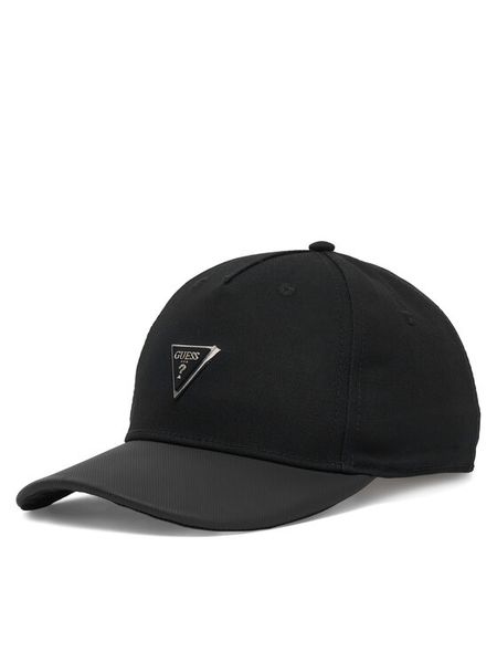 Guess Czapka z daszkiem AM9655 COT01 Czarny. Czarne rękawiczki męskie Guess, z aplikacjami. Za 154.99 zł.