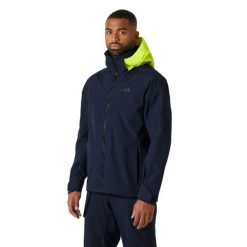 Kurtka wodoodporna Helly Hansen HP Storm Racing. Niebieskie kurtki męskie Helly Hansen, bez wzorów. W wyprzedaży za 1,113.50 zł.