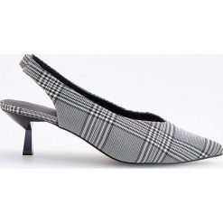 Czółenka z odkrytą piętą - Wielobarwn. Szare czółenka damskie Reserved. Za 139.99 zł.