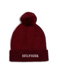 Tommy Hilfiger Czapka AU0AU01930 Czerwony. Czerwone rękawiczki dziecięce Tommy Hilfiger, bez wzorów, z materiału. Za 149.99 zł.