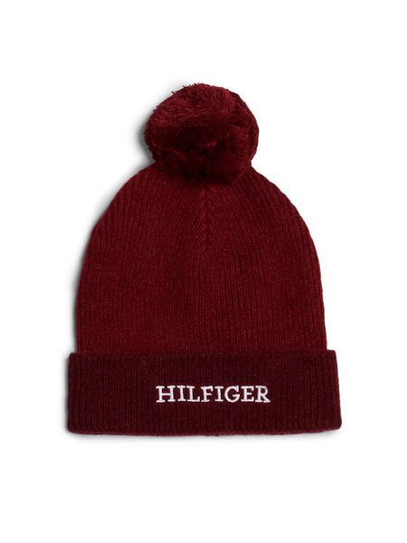 Tommy Hilfiger Czapka AU0AU01930 Czerwony. Czerwone rękawiczki dziecięce Tommy Hilfiger, bez wzorów. Za 169.99 zł.