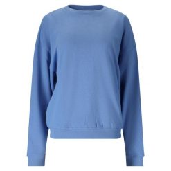 Bluza damska Athlecia Crecy. Niebieskie obuwie sportowe damskie Athlecia, bez wzorów, z materiału, na fitness i siłownię. Za 194.50 zł.