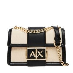 Torebka Armani Exchange. Brązowe torebki do ręki damskie Armani Exchange, bez wzorów, wizytowe, bez dodatków. Za 669.99 zł.