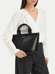 MEXX Torebka CEO-MEXX-S-013-10 Czarny. Czarne torebki do ręki damskie Mexx, bez wzorów, ze skóry, bez dodatków. Za 199.99 zł.