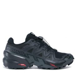 Buty do biegania Salomon. Brązowe obuwie sportowe damskie Salomon, bez wzorów, do biegania. Za 649.99 zł.