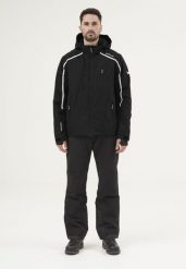 Kurtka narciarska męska Whistler Markus W-PRO 10000. Czarne kurtki snowboardowe męskie Whistler, m, bez wzorów, z materiału, bez kaptura, narciarskie. Za 396.99 zł.