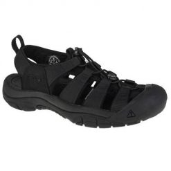 Buty do chodzenia męskie Keen Newport H2. Czarne buty sportowe męskie Keen, z gumy, bez zapięcia. Za 626.00 zł.