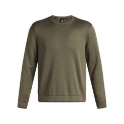 Polarowy sweter Under Armour. Zielone buty sportowe męskie Under Armour, z polaru, bez zapięcia, na golfa. Za 330.50 zł.