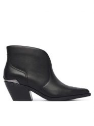 Liu Jo Kowbojki Austin 03 SF6063 P0102 Czarny. Czarne botki damskie Liu Jo, ze skóry, bez obcasa, na słupku, bez zapięcia. Za 834.99 zł.