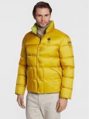Blauer Kurtka puchowa Fletcher BLUC03219 006365 Żółty Regular Fit. Żółte kurtki męskie Blauer, l, bez wzorów, z puchu, bez kaptura. Za 2,049.00 zł.
