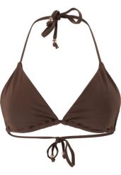 Damski top do kostiumu kąpielowego Athlecia Sherrill. Brązowe topy damskie Athlecia, bez wzorów, z materiału, bez kołnierzyka, bez ramiączek. Za 161.00 zł.