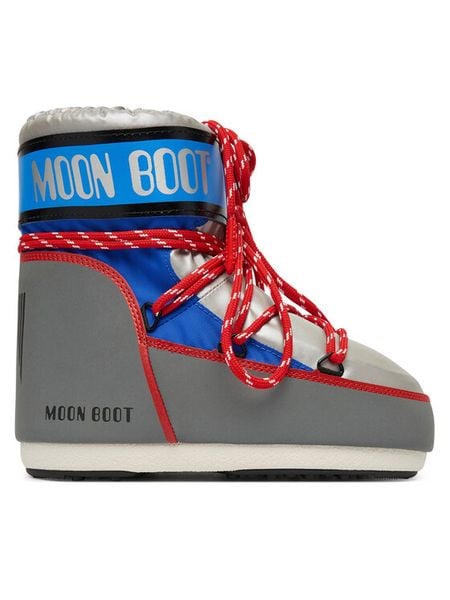Moon Boot Śniegowce Mb Icon Low Space Racing 80D1409650 Szary. Szare śniegowce i trapery damskie Moon Boot, z materiału. Za 1,269.00 zł.