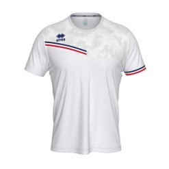 T-Shirt Errea Evan Maglia Mc Ad Dorośli. Białe t-shirty męskie ERREA, m, bez wzorów, z materiału, sportowe, bez kołnierzyka. Za 195.00 zł.